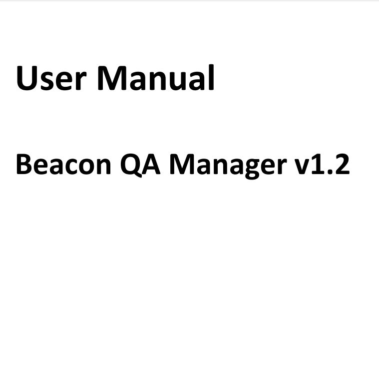 YF.SMS231202 Beacon QA Manager_v1.4_User Manual_A5_2025-01-24